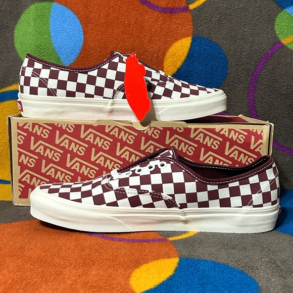 Vans Authentic Checkerboard Port Royal Shoes - Picture 2 of 7